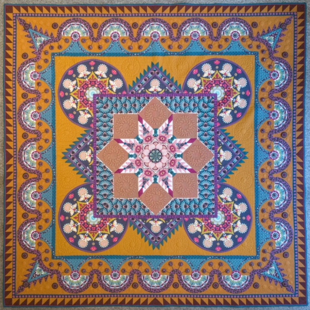 Catherine Butterworth's quilt won Best Piecing at Road to California 2018